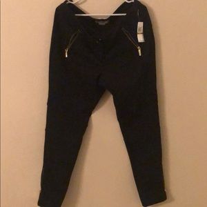 Michael Kors Black pants with gold size 16